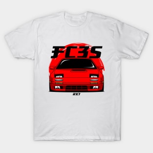 Red FC RX 7 T-Shirt